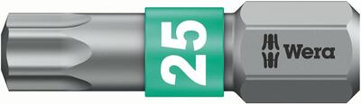 WERA Bit 1/4" torx T25 x 25mm 867/1 BTZ Torx Wera
