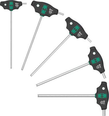 WERA 454/5 HF SHK Set 1, sada skrutkovačov s priečnou rukoväťou Hex-Plus s pridržiavacou funkciou, 5-diel