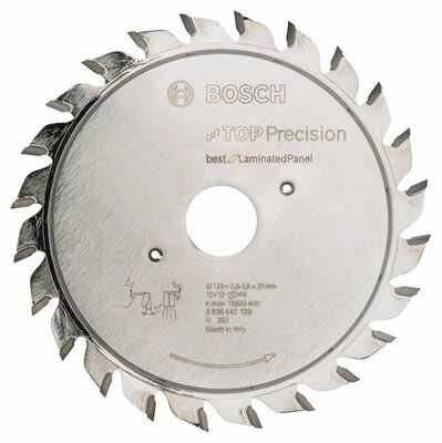 BOSCH Predrezávací kotúc Top Precision Laminated Panel 120 x 20 x 2,8-3,6 mm, 12+12