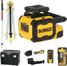 DeWALT Set rotační laser červený + stativ + lať DCLE15211RL