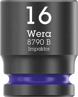 WERA 8790 B Nástrojová hlavica Impaktor s pripojovacím rozmerom 3/8", 16 x 30 mm