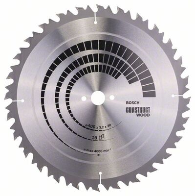 BOSCH 2608640703 - Pílový kotúc Construct Wood 400 x 30 x 3,2 mm, 28