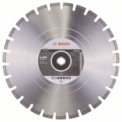 BOSCH Diamantový rezací kotúc Standard for Asphalt 450 x 25,40 x 3,2 x 10 mm
