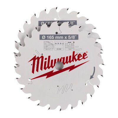 MILWAUKEE FŰRÉSZPENGE KÉSZLET 165X30MM 24Z (2 DB) 4932479836