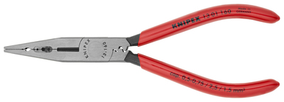 KNIPEX 13 01 160 SB Elektrikárske kliešte poplastované čierne atramentované 160 mm