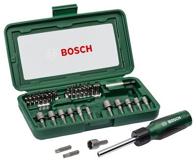 BOSCH 46 darabos csavarhúzó készlet - 2607019504