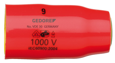 GEDORE VDE 30 19 Násadka VDE 3/8" 6-hranná 19 mm