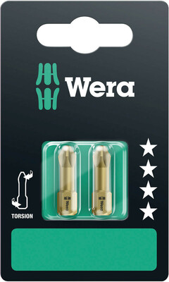 WERA 855/1 TH SB Bity, PZ 2 x 25 mm, 2-dielny
