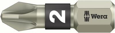 WERA Bit 1/4" PZ 2 x 25mm 3855/1 TS Wera