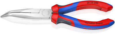 KNIPEX 26 25 200 SB Polguľaté bočné cvikacie kliešte (Kliešte v tvare bocianieho zobáka) pochrómovan