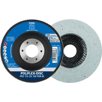 PFERD TOOLS POLIFLEX Nástroje PFD 115-22 CN 150 PUR-W