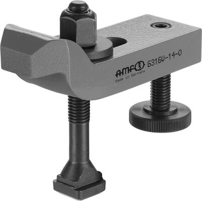Svorka upínacia zalomena s podpornou skrutkou M20x22x160 22mm DIN787 AMF
