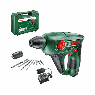 BOSCH Uneo - 060398400D - Akumulátorové vrtacie kladivo