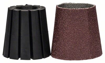 BOSCH Brúsne telieska - Texoro Súprava upínacej stopky a brúsneho puzdra (kónické) 80 - 1600A00156