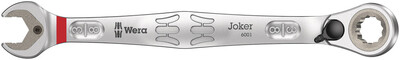 WERA 6001 Ráčnový očkoplochý kľúč, prepínateľná ráčnová mechanika, palcový, 3/8" x 159 mm