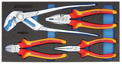 GEDORE 1500 CT1-VDE 142 Sada klieští VDE v module Check-Tool