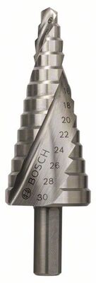 BOSCH Stupnovitý vrták HSS 6 - 30 mm, 10,0 mm, 93,5 mm