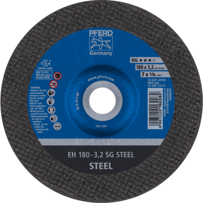 PFERD TOOLS Rezné kotúče EH 180-3,2 SG OCEĽ