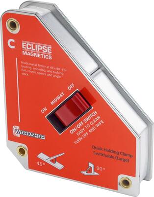 ECLIPSE MAGNETICS Uholník zvárací magnetický 95x111mm spínateľný Eclipse