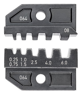 KNIPEX 97 49 08 Lisovacie čeluste pre izolované a neizolované dutinky