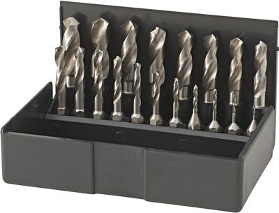 VÖLKEL Sada vrtákov kov 19 diel HEX 1/4" HSS DIN3126 Volkel