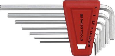 PB SWISS TOOLS Sada kľúčov imbus 7 diel 0,89 - 4mm typ PB 210 PB Swiss Tools