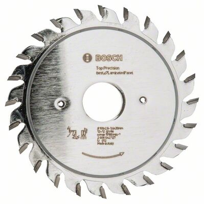 BOSCH Predrezávací kotúc Top Precision Laminated Panel 100 x 20 x 2,8-3,6 mm, 12+12