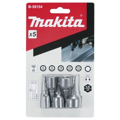 MAKITA B-39154 - Sada nástrčných kľúčov 1/4" 5KS
