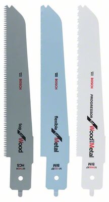 BOSCH 2608656934 - 3-dielna súprava pílových listov pre multipílu Bosch PFZ 500 E M 1142 H; M 3456 XF; M 1