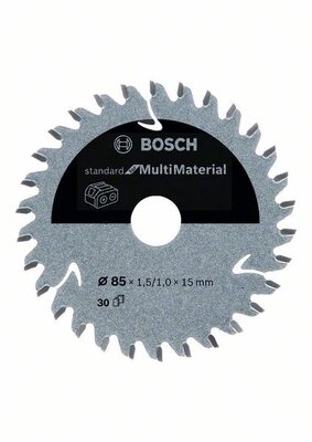 BOSCH 2608837752 - Pílový kotúč pre akumulátorové píly Standard for Multimaterial 85x1,5/1x15 T30