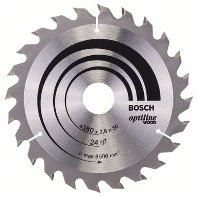 BOSCH 2608640608 - Pílový kotúc Optiline Wood 180 x 30/20 x 2,6 mm, 24