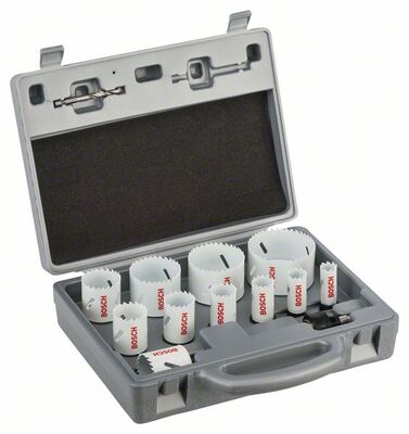 BOSCH 14-dielna súprava dierových píl Progressor 19; 22; 25; 29; 35; 38; 44; 51; 57; 64; 76 mm