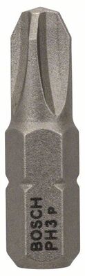BOSCH Skrutkovací hrot PH3, 25 mm, 1/4" šesthranná stopka ISO 1173 C6.3, extra tvrdý PH3 25mm