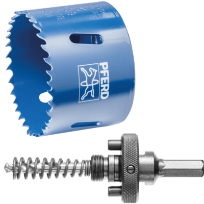 PFERD TOOLS Kružnicové píly, Otvorové rezačky, Príslušenstvo SET HLS 60