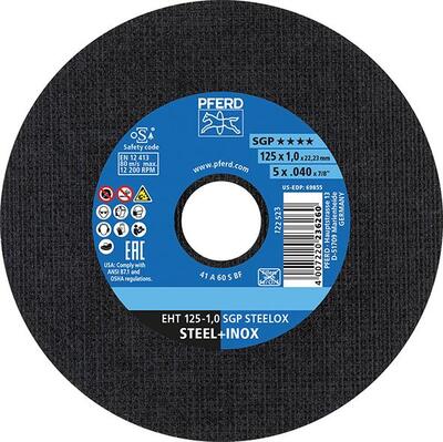 PFERD Kotúč rezný 115 x 1,0 inox A60S EHT SGP Pferd