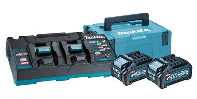 MAKITA SADA 2 x BL4040 + DC40RB + Systainer - 191U00-8