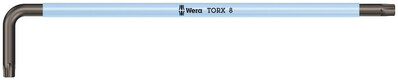 WERA 967 SXL Zástrčný kľúč TORX® Multicolour, dlhý, TX 8 x 90 mm