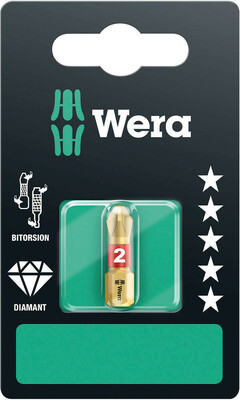 WERA 851/1 BDC SB Bity, PH 2 x 25 mm