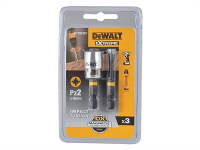 DeWALT PZ2 bitkészlet 2x50mm + MAG.HOLDER DT70535T