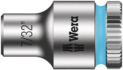 WERA 8790 HMA Nástrčná hlavice Zyklop, upínací časť 1/4", 7/32" x 23 mm