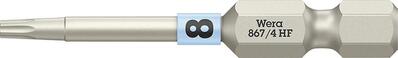 WERA Bit z TVrého materiál 1/4" DIN 3126 E6.3 T8x50mm s funkciou uchytenia Wera
