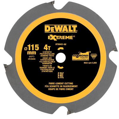 DeWALT FŰRÉSZPENGE 115mm, 4 fogú DT20421