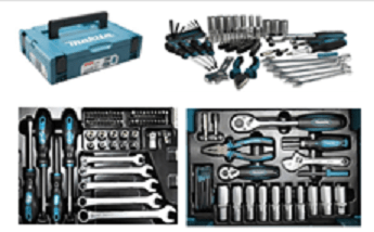 MAKITA E-11542 - Szerszámkészlet 87 db szistainerben