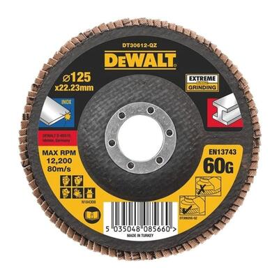 DeWALT DT30612 - Lapos csiszolótárcsa Extrém lapos fémhez 60 G, 125 mm