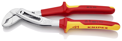 KNIPEX 88 06 250 SB Alligator® Kliešte na vodné čerpadlá izolované s multi-komponentnými rukoväťami,