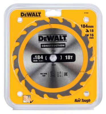 DeWALT FŰRÉSZLAP 184x16mm 18Z DT1938