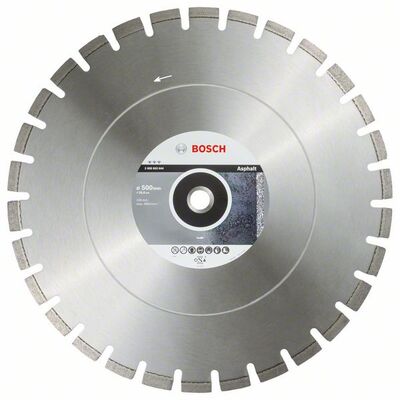 BOSCH Diamantový rezací kotúc Best for Asphalt 500 x 20/25,40 x 3,6 x 12 mm