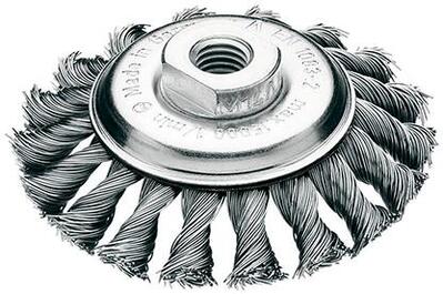 LESSMANN Kotúč kartáčový 100 x 12mm ocel splet 0,5 Lessmann