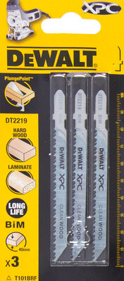 DeWALT LIST PÍLOVÝ 100MM DREVO A PLAST DO 40MM 3ks neg zub extrem DT2219
