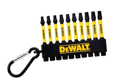 DeWALT 10 darabos TORX T20, T25, T30 bitkészlet (50 db-os tároló)